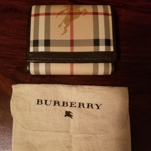 *FINAL Price Drop* - Burberry Haymarket Wallet